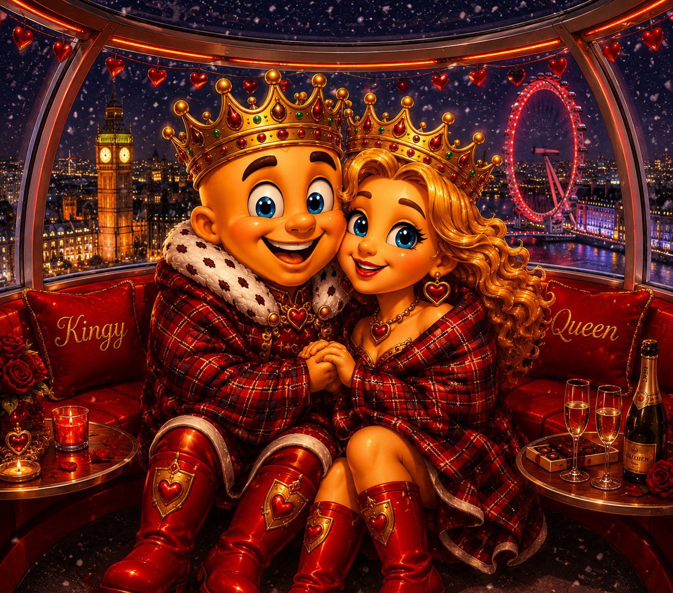King Richie and Queen Heidi — a royal adventure moment